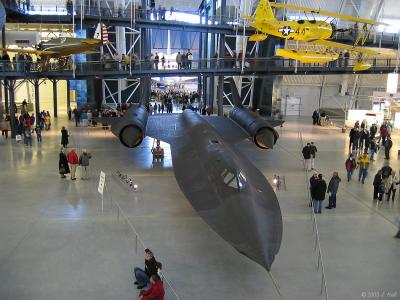 SR-71 from museum entrance