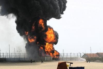 Oil Pipeline Fire 3