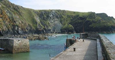 Mullion Harbour quay