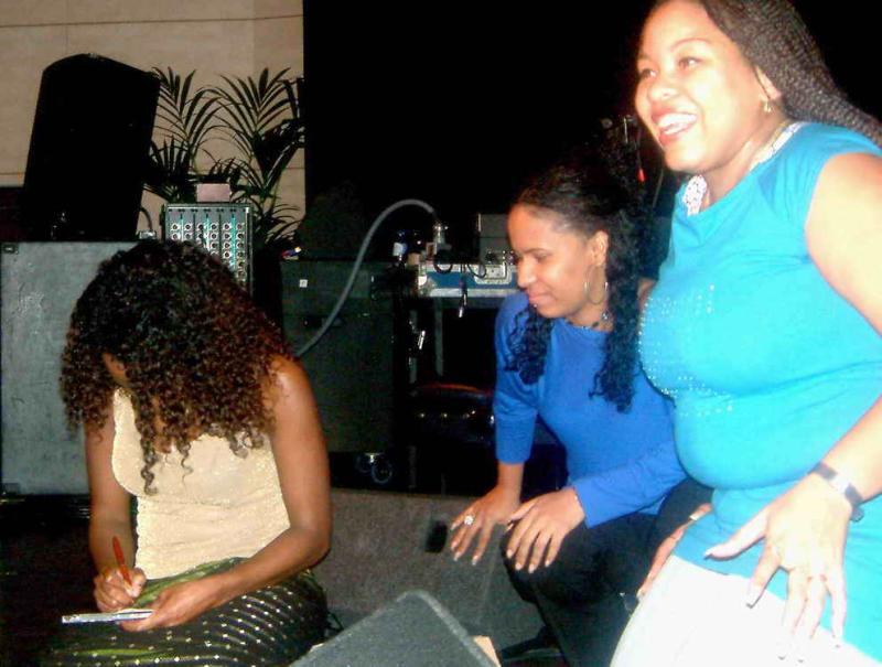 Izaline Calister at the Doelen Rotterdam