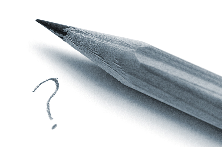 pencil mark