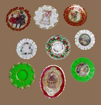 Miniature Christmas Plates