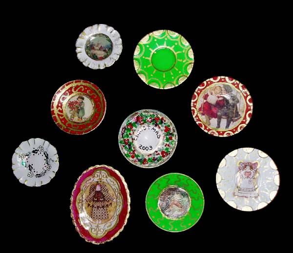 Miniature Holiday Plates