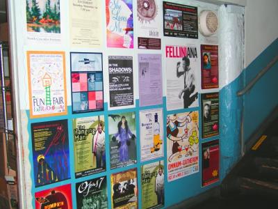 Play posters, Pike Public Market, Seattle