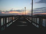 Eau Gallie Pier in the morning, Melbourne, Florida