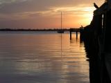 Eau Gallie Pier in the morning, Melbourne, Florida