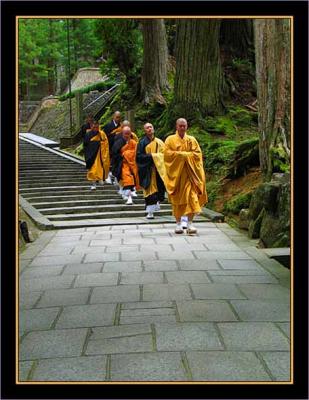  Monks at Koya-san 