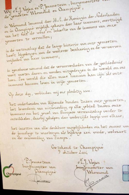 Het contract in het Nederlands