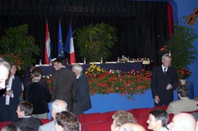 De zaal (Saint Rolland), waar de ondertekening plaats vond