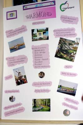 Tentoonstelling, georganiseerd door de bibliotheek met als thema: Warmond en Champign