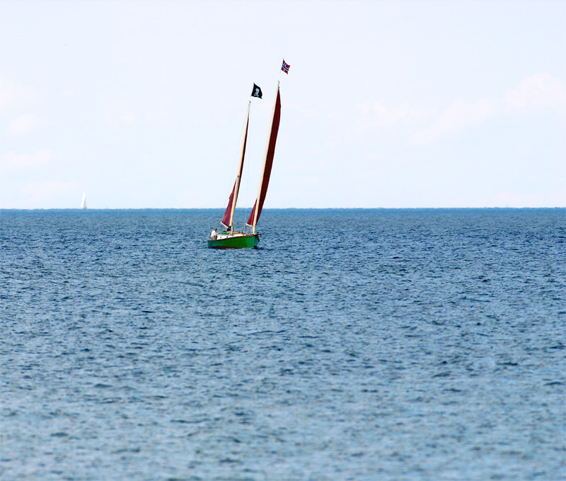two sailboats
