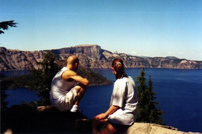 Matt and Sharon at Crater Lake