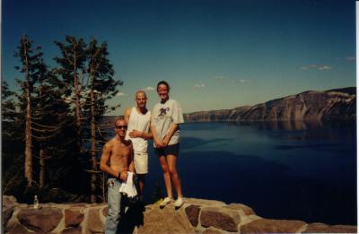 Matt Sharon and Kyle Crater Lake