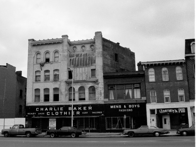 Charlie Bakers, Genesee Street between Ellicott and Oak.