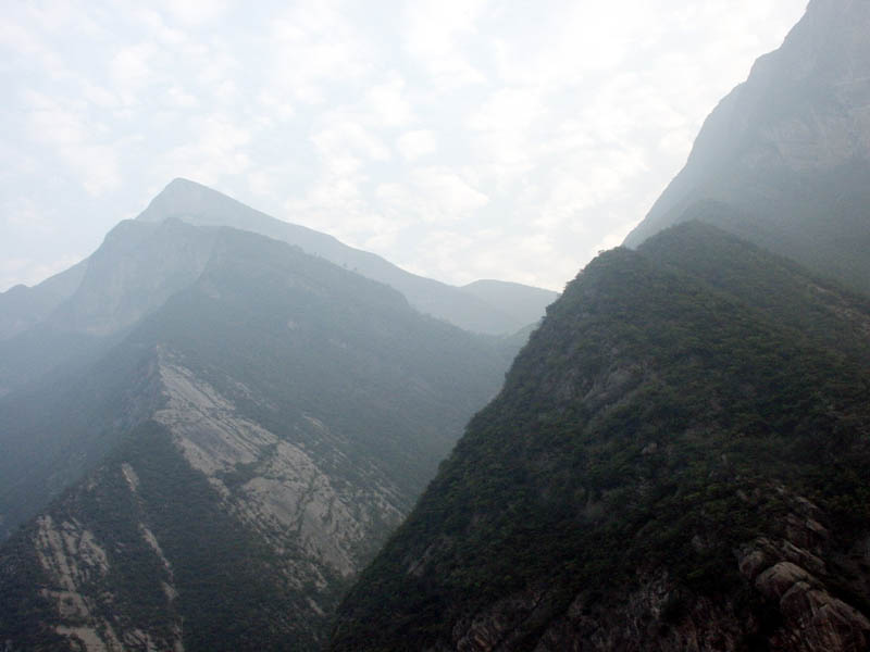 Peaks surrounding the gorge