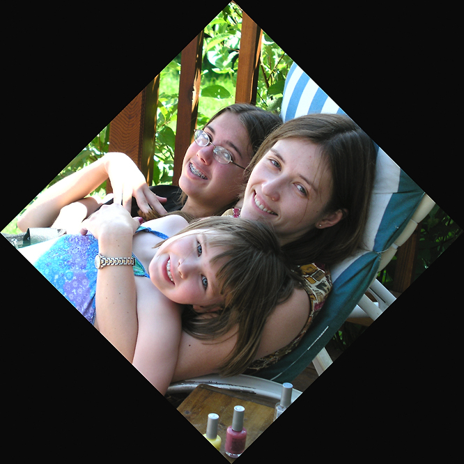 Girls Sunning