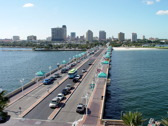 View from St. Petersburg Pier