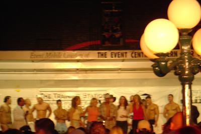 All those competing for the title of Mr. Barney's 2004