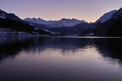 The Wetterhorn group from Kaisersthl on Lake Lungern