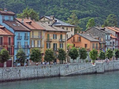Colourful houses in Cannobio