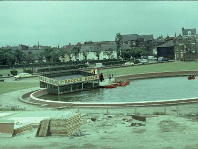 Boating Pond (With water - now a Sand Pit)