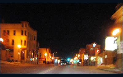 Viroqua night street