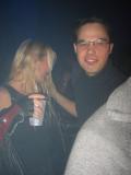 I think hes stuck to her arm tassles