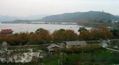 View of West lake from our Hotel