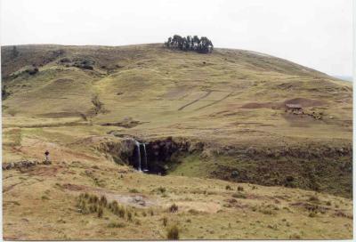 The Pumapaccha waterfalls near Ayacucho