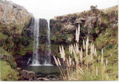 The Pumapaccha  waterfalls