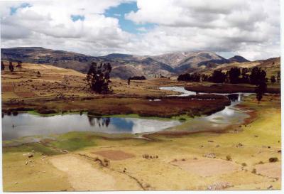The beautiful lake of Intihuatana