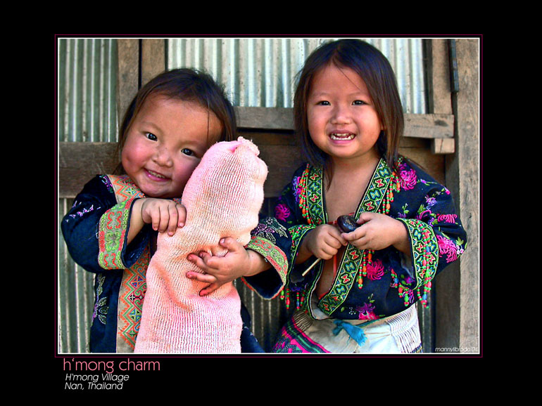 Three Hmong Dolls