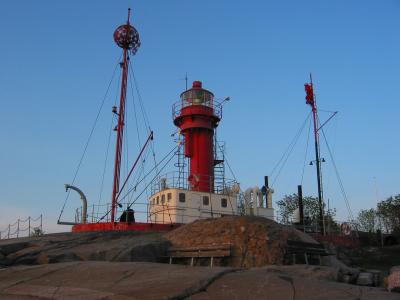 The lighthouse boat in regrund