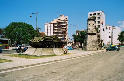 Tank used by Fidel at the Museum De La Revolution