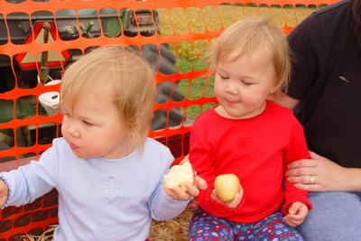 Hmmm?  does her apple look better???
