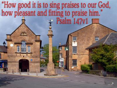 'Psalm 147v1' slide from the 'Martock III' series