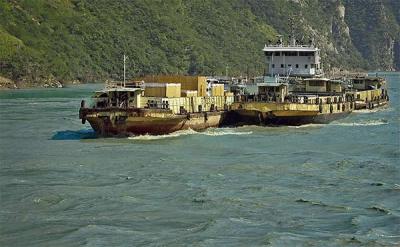 Barge Train on the Yangtze