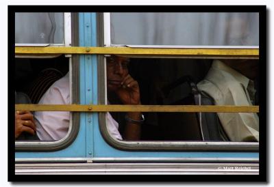 In the Bus Window, Kolkata