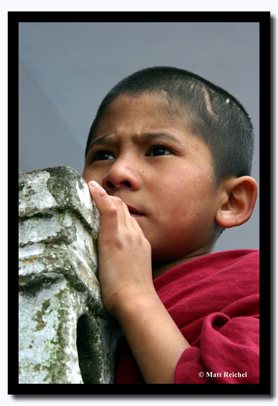 Young Monk at Dali Gompa, Darjeeling