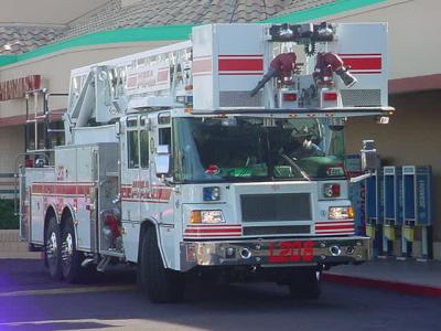 fire truck in Mesa Arizona