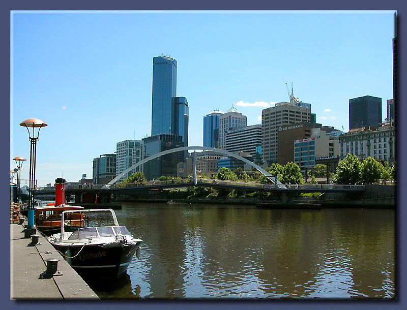 Melbourne from the South Bank