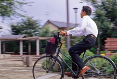 Boy on a bike