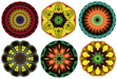 Fruit Kaleidoscopes
