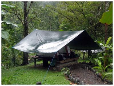 Tent at Pacuare river camp