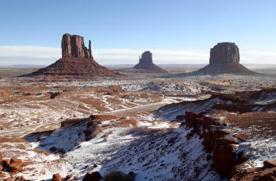 Monument Valley in Winter