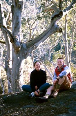 ae Andrew And Sarah On Rock, Cotter Gap.JPG