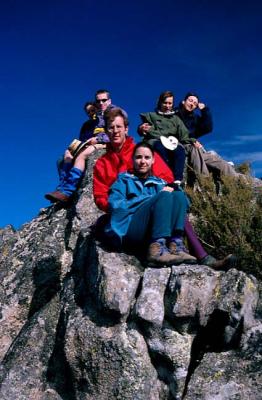 Coronet Peak via Cotter Gap with the Lubbocks and the Braithwaites - 1997