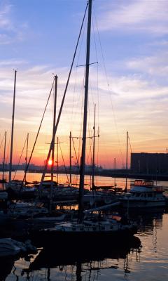 Boston Harbor Sunrise