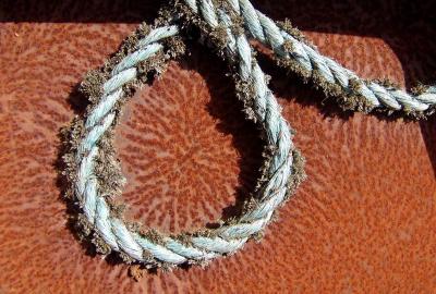 Rope on beautiful rust