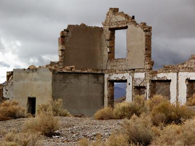 Rhyolite, an abandoned mining town